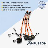 Kabel Harness Tegangan Tinggi Khusus untuk Konverter AC/DC 1000V XLPE Tembaga Berpelindung IP67 Produsen OEM