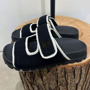 Sandalias de Mujer de Diseño Tejido de Alta Calidad, Sandalias Casuales de Moda, Sandalias Transpirables e Impermeables para Verano y Exteriores - Product Image 3