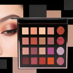 Ready-made Products High Pigment Custom Logo <strong>Eyeshadow</strong> Palette Cosmetics Makeup Glitter and Matte Mixed Color <strong>Dark</strong> <strong>Eyeshadow</strong> - Product Image 3
