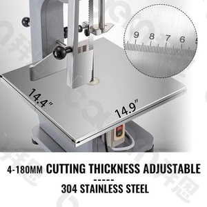 Scie à os électrique semi-automatique pour boucher, machine à découper la viande et les os - Product Image 4