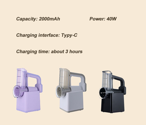 Không dây điện Con lăn Rau cắt pho mát Shredder <span class=keywords><strong>Slicer</strong></span> Kit với 3 hoán đổi cho nhau Cutter - Product Image 5