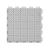 Carrelages de sol professionnels pour terrain de volley-ball Extérieur Emboîtement PP Lignes personnalisées antidérapantes Logo FIBA Standard
