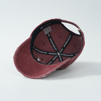 Gorra de Béisbol Estilo Dad Hat, Desgastada, Vintage, Rota, de Algodón Lavado, con Logotipo Personalizado, MOQ Bajo, Muestra Gratis, Promocional