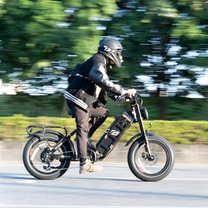 Bicicleta Eléctrica Todoterreno Eahora Juliet 48V 100W 250W con Llantas Anchas, Largo Alcance, para Adultos, Batería de Litio, Sistema Digital Inteligente - Product Image 2