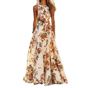 slim fit dress slacks Luna Maxi Dress Dusty Rose/Light Brown / S main image 1