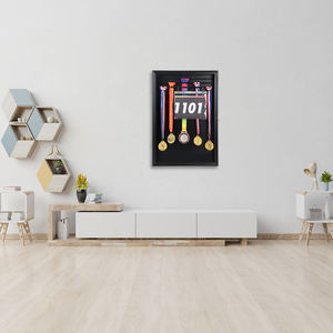 <b>Medal</b> <b>Display</b> <b>Case</b> for Showcasing Sports <b>Medals</b> and Achievement Awards Wall Mount <b>Medal</b> Hanger <b>Display</b> Frame - Product Image 5