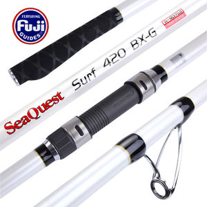 Caña de <span class=keywords><strong>Surfcasting</strong></span> de 4.2m/4.5m de Fibra de Carbono con Anillas Fuji para Pesca de Pescada en Competición, Equipo de Fondo de Alta Resistencia - Product Image 1