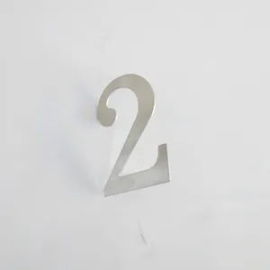 Customized Stainless Steel Metal Hotel Room Number Metal House Number