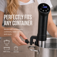 Cuisinière sous vide intelligente avec contrôle Wi-Fi et écran tactile pour les marques d'appareils de cuisine