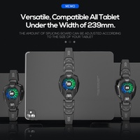 Refroidisseur MEMO DL05, dernier design, pour tablette, type C, ventilateur de refroidissement RGB pour jeux, support de refroidissement pour iPad