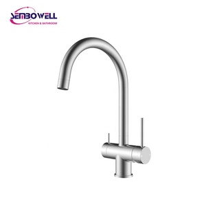 Mélangeur <span class=keywords><strong>de</strong></span> <span class=keywords><strong>cuisine</strong></span> à 3 voies en acier inoxydable 304 avec filtre Robinet d'eau potable - Product Image 4