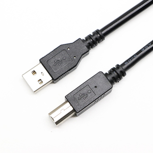 6FT 1 8เมตรมุมขวา<span class=keywords><strong>สาย</strong></span>เครื่องพิมพ์ USB2 0 A ชายเสียบมุมขวา USB B ชายสาย - Product Image 1