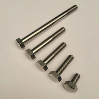 Pasokan pabrik baut ramping Scm435 M10 100mm pengencang otomotif baut kepala Hex 1/4 "- 20X3" kelas panjang 8 seng 1/4-20X3"