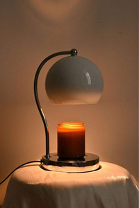 Lanjo Candle Warmer Lamp with <b>Timer</b> Electric Adjustable Height Candle Warmer Dimmable Wax Warmer Lamp Jar Candles with 2 Bulbs - Product Image 4