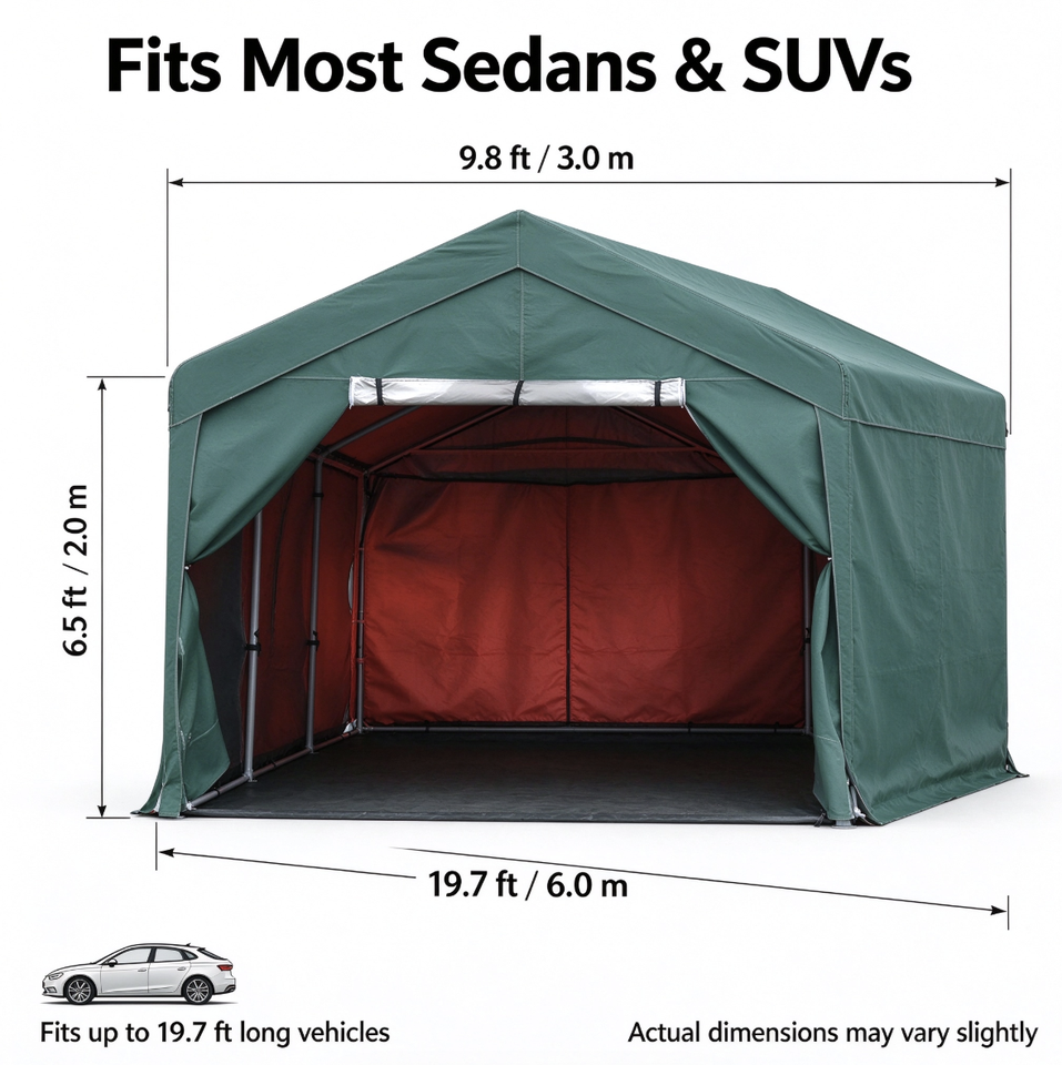 3x6m Outdoor Party Tent Weatherproof Gazebo 210D Oxford PVC Sidewalls ...