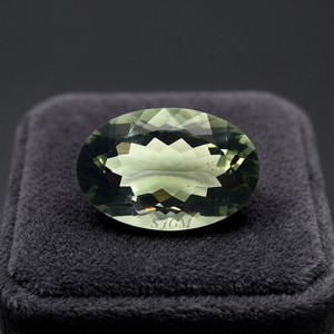 5X7mm ovale coupe naturelle PRASIOLITE/vert améthyste prix d'usine de gros haute qualité pierre précieuse en vrac à facettes par pièce - Product Image 3
