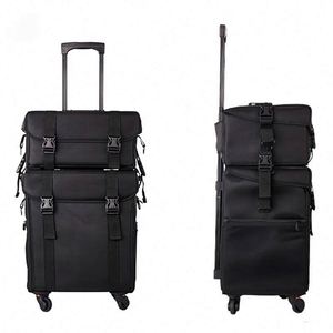 Échantillon gratuit 2023 Obox : Nouvelle trousse de beauté pour ongles, souple et à roulettes, pour manucure, voyage, grande capacité, valise de transport. - Product Image 4