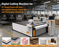 Máquina de Corte Digital CNC Automática Industrial para Tablero KT, Espuma, Caja de Regalo, Cartón Corrugado, Caja de Papel y Materiales de Embalaje