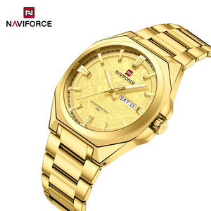 Orologio <span class=keywords><strong>da</strong></span> Polso Naviforce 9273 Personalizzato <span class=keywords><strong>di</strong></span> Lusso per <span class=keywords><strong>Uomo</strong></span> con Cinturino in Acciaio Inossidabile, Impermeabile, Data, Giorno della Settimana, Analogico, al Quarzo - Product Image 1