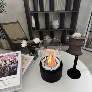 Braciere Portatile Senza Fumo in Acciaio Inox per Interni, Caminetto a <span class=keywords><strong>Bioetanolo</strong></span> da Tavolo - Product Image 4