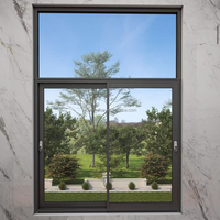 Ventanas Corredizas Horizontales de Aluminio con Doble Acristalamiento Insonorizado, Opción de Vidrio Templado de 5-20 mm, Ecológicas, con Certificación Energy Star