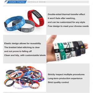 สายรัดข้อมือกันน้ำแบบยืดหยุ่นโพลีเอสเตอร์ RFID สำหรับงานกีฬาและกิจกรรมต่างๆ พร้อมโลโก้สั่งทำพิเศษ - Product Image 4