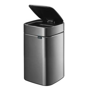 Smart New Technology Grey Anti-Odor Built-In Storage Trash Can With Bag