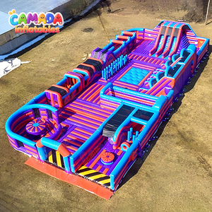 Centro de Entretenimiento Familiar, Gran Parque de Juegos Inflable con Tobogán, Castillo y Piscina de Pelotas, Parque Conceptual Inflable para Niños Pequeños - Product Image 2