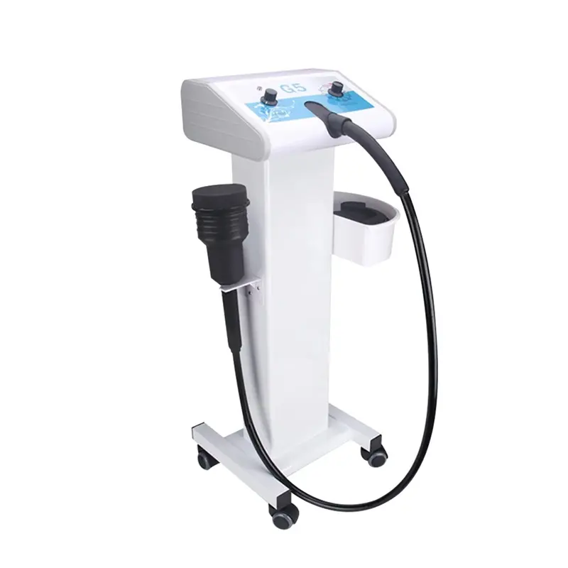 Máquina de masaje vibratorio G5 2024z, masajeador muscular adelgazante, eliminación de celulitis, máquina de pérdida de peso usada en el hogar con soporte de carro