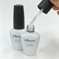 Gel UV Constructeur, Gel de Base et de Finition Soak-Off UV LED, Vernis à Ongles Multifonctionnel, Couche de Base Renforcée pour Salon, Maison et Manucure DIY