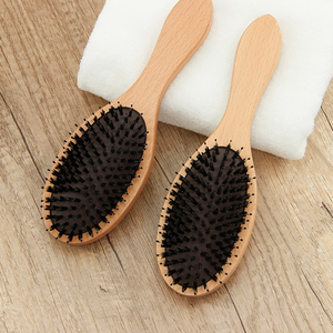 Muestra Gratuita de <span class=keywords><strong>Cepillo</strong></span> para el Cabello de Madera Personalizado con Cojín, <span class=keywords><strong>Cepillo</strong></span> para Masaje del Cuero Cabelludo con <span class=keywords><strong>Cerdas</strong></span> de Jabalí y Madera Natural - Product Image 1