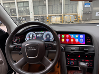 Autoradio Android 22,8 pouces avec Carplay pour Audi A6 2005-2012, double écran, autoradio + compteur de vitesse numérique, GPS