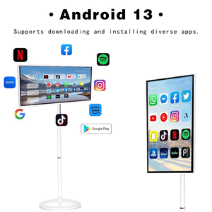 สมาร์ททีวีขนาด 21.5 นิ้ว สีดำ 4GB+64GB ความละเอียด 1080p HD ลำโพงในตัว พกพาสะดวก ใช้พลังงานแบตเตอรี่ มุมมองกว้าง สมาร์ทโฮม D - Product Image 2