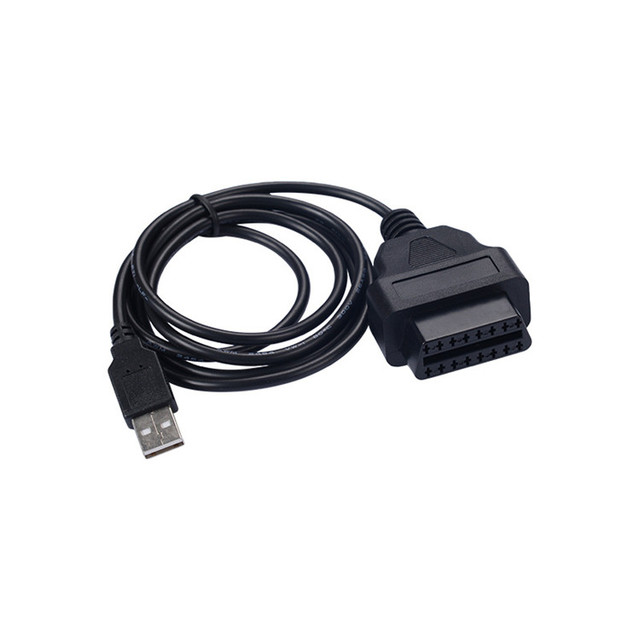 OBD2 16pin to Micro USB Cable Insulated with PVC Solid Conductor Diagnostic Charging OBDII Cable