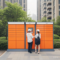 24/7 libre-service étanche à l'eau QR Code PUDO casier à domicile Solution d'armoire à colis intelligente casier à colis intelligent