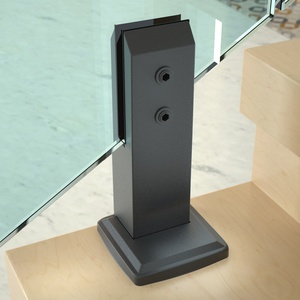 Rampe en verre moderne en acier inoxydable avec embouts pour <span class=keywords><strong>escalier</strong></span>, balcon, villa, <span class=keywords><strong>piscine</strong></span>, hôtel, usage extérieur - <span class=keywords><strong>Installation</strong></span> DIY - Product Image 1