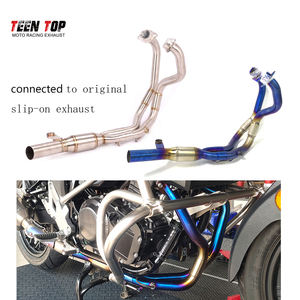 ส่วนหัวท่อไอเสียสเตนเลส GSX250R/<span class=keywords><strong>V</strong></span>-<span class=keywords><strong>Strom</strong></span> 304ท่อด้านหน้า <span class=keywords><strong>DL250</strong></span>ท่อ GW250ท่อไอเสียสำหรับรถจักรยานยนต์ Suzuki 51mm - Product Image 6