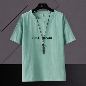 T-shirt da <span class=keywords><strong>uomo</strong></span> in 100% poliestere 180g effetto seta ghiaccio per raffreddamento istantaneo, <span class=keywords><strong>taglie</strong></span> <span class=keywords><strong>forti</strong></span>, personalizzabile - Product Image 1