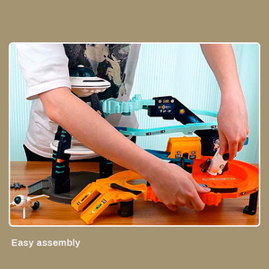 Ensemble de jeu de <span class=keywords><strong>Garage</strong></span> pour enfants, jeu de <span class=keywords><strong>voiture</strong></span>, de course, de piste - Product Image 4