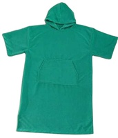 Serviette de plage à capuche en microfibre tropicale personnalisée, douce pour la peau, séchage rapide, imprimée, pour adultes, avec logo personnalisé