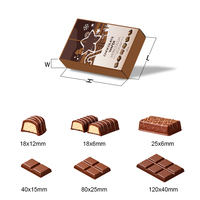 Boîte en papier personnalisée pour barre de chocolat, motif holographique de dessin animé, pour une barre de chocolat comestible aux champignons, boîte cadeau alimentaire pour enfant