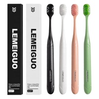 Brosse à dents manuelle de luxe légère au design élégant et ultra-douce pour adultes, fabricant OEM