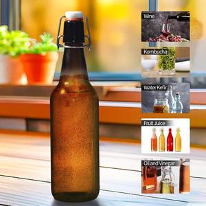 Juntas de Silicona Litorange para Botellas con Tapa Abatible, Paquete de 40, Transparentes, Reutilizables, Sellos para Botellas de Cerveza, Accesorios de Bar - Product Image 5