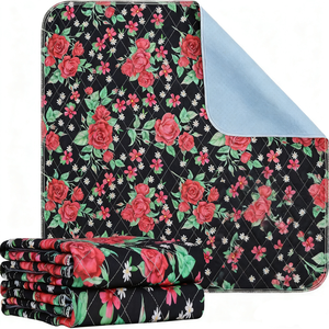 Coussinets souples absorbants réutilisables à 4 couches de qualité supérieure Couches en tissu lavables <span class=keywords><strong>pour</strong></span> <span class=keywords><strong>personnes</strong></span> âgées et handicapées - Product Image 1