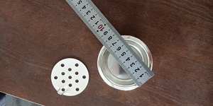 Set di 2 Pezzi Porta Carbone per Bukhoor, Vassoio per Bruciatore di Carbone, Materiale in Ferro, Colore Argento e <span class=keywords><strong>Oro</strong></span>, Arte Moderna per Incenso - Product Image 2