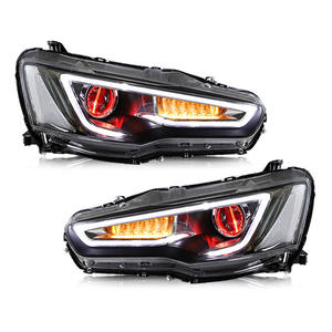 Feux avant LED LUFENG, phares avant 2008-2017, yeux de démon séquentiels pour Mitsubishi Galant Lancer Ex Fortis Led Lancer - Product Image 4
