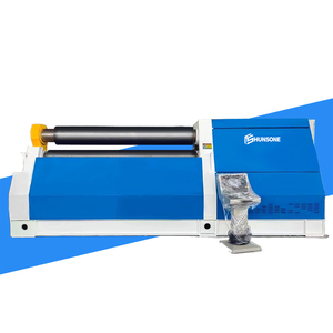 Cintreuse métallique symétrique de tole plate a rouleaux circulaire presse plieuse 10tonnes cintreuse tole - Product Image 1