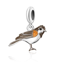 Breloque en argent sterling 925 pour bracelet Fit Original Pan, Afrique du Sud, 5 gros animaux, perle de springbok pour la fabrication de bijoux pour femmes