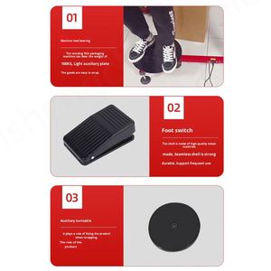 เครื่องพันฟิล์มยืดแบบกึ่งอัตโนมัติชนิด T สำหรับห่อกล่องอาหาร ใช้งานง่าย บรรจุภัณฑ์ได้อย่างมีประสิทธิภาพ - Product Image 4