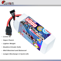 CODDAR Batterie LiPo RC 6S 5000MAH HV 22.8V 120C XT60 FPV Drone RC Racing Haute Tension HV LiHV Quads Hélicoptère RC Car Race